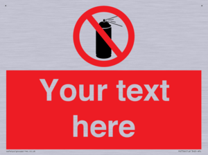 Custom prohibition no aerosol